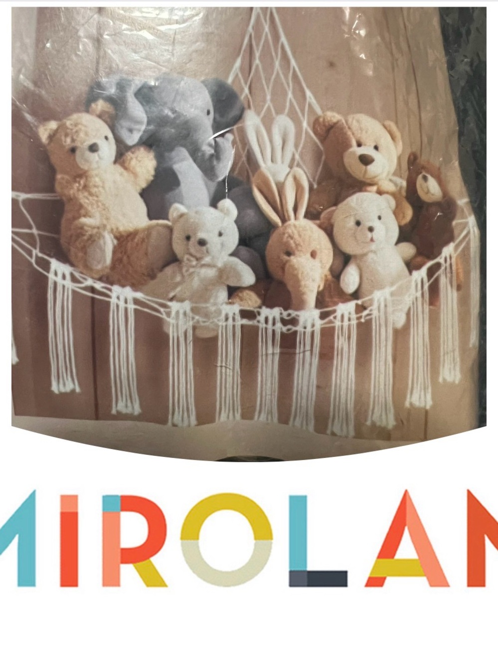 Mirolam 59 X 47 Stuffed Animal Storage Hammock Net